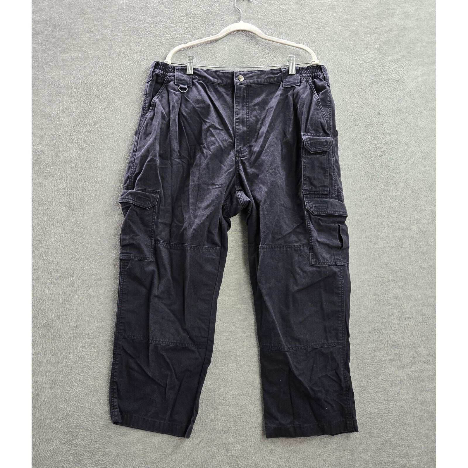 5.11 Tactical Men Pants 40x30 Blue Cargo Pockets Utility High Rise Adult Cotton